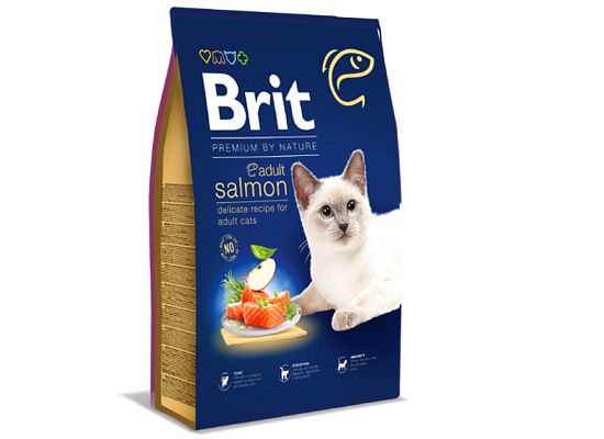 BRIT BY NATURE Adult salmon cat
