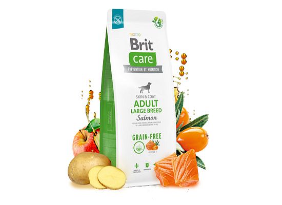 BRIT CARE Adult Large salmon breed Grain free