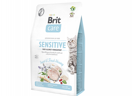 Cat GF Sensitive FOOD ALLERGY Insect & Herring 