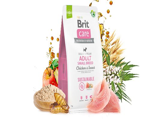 BRIT CARE Sustainable Adult Small CHICKEN & INSECT