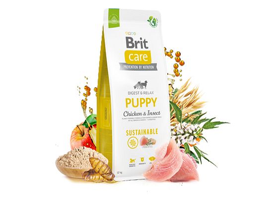 BRIT CARE Sustainable Dog Puppy CHICKEN & INSECT