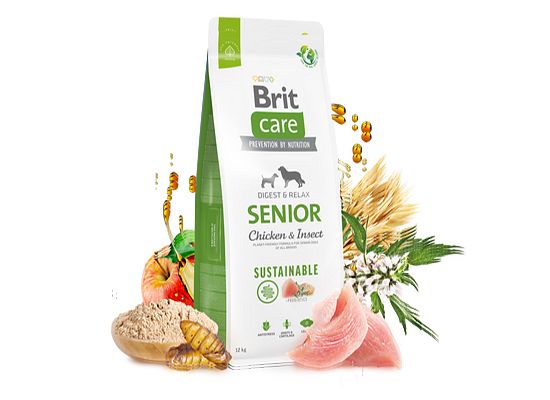 BRIT CARE Sustainable Dog Senior CHICKEN & INSECT