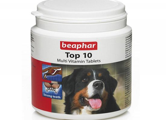 Beaphar Top 10 Dog – Πολυβιταμίνες για σκύλους 180 δισκία.