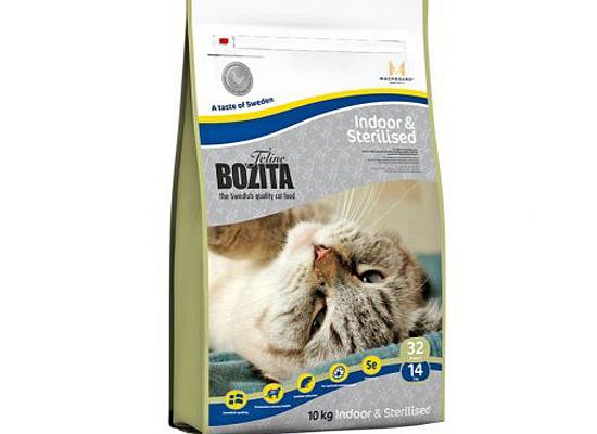 Bozita Feline Indoor & Sterilized με κοτόπουλο.