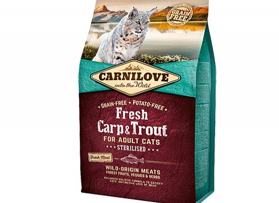 Brit Carnilove Sterilized. Fresh Carp & Trout