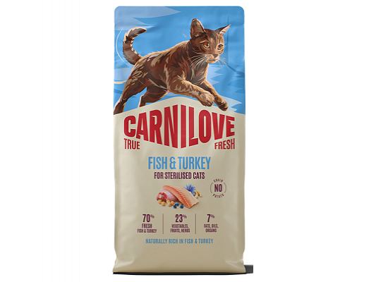 Carnilove True Fresh Fish & Turkey for Sterilised Cats