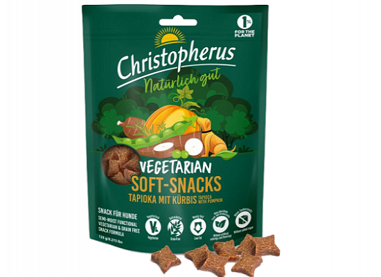 Dog Semi-moist Snack Vegetarian Tapioca with Pumpkin