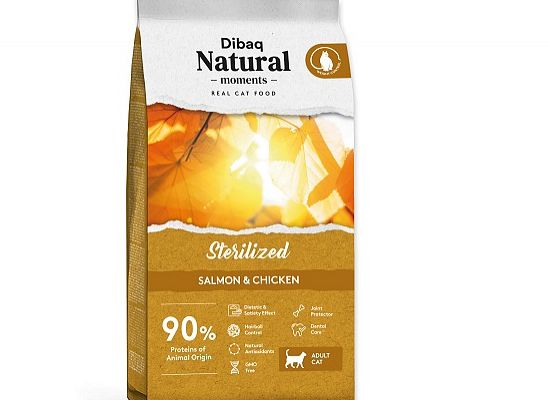 Dibaq NATURAL MOMENTS Sterilised Grain Free Salmon & Chicken