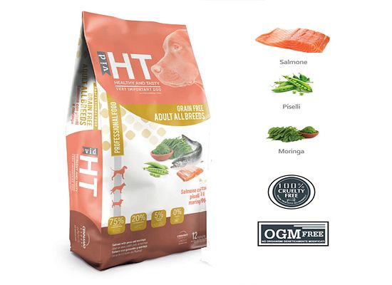 H.T Grain Free Adult Salmon 12kg