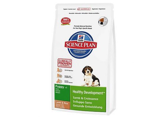 Hills Science Plan Puppy Healthy Development Medium Lamb & Rice