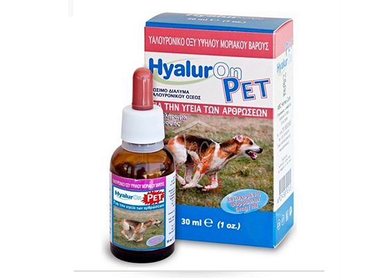 Hyaluron Pet Υγρό Πόσιμο διάλυμα Υαλουρονικύ νατρίου (Ενισχυμένη σύνθεση