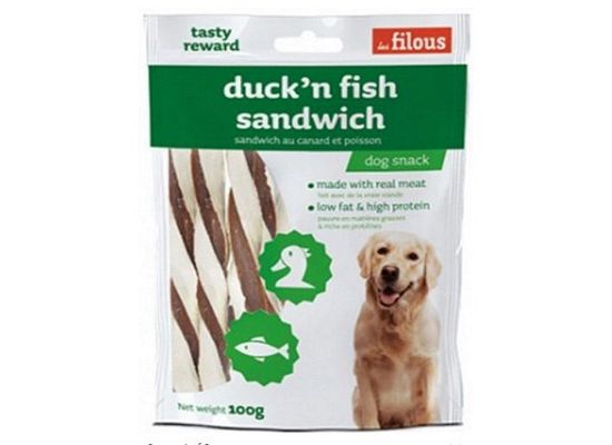 Les Filous Duck N Fish Sandwich