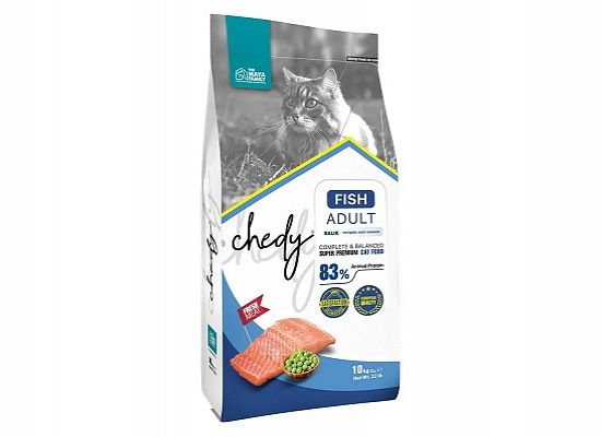 Maya Pet Family Chedy για ενήλικες γάτες με ψάρι.