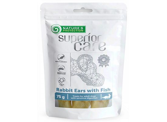 Nature’s Protection RABBIT EARS WITH FISH 75GR