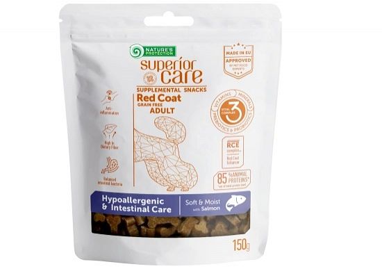 Nature’s Protection Red Coat Grain Free Hypoallergenic & Intestinal Caresnack