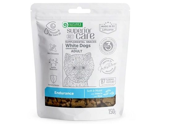Nature’s Protection White Dogs Endurance supplemental snacks