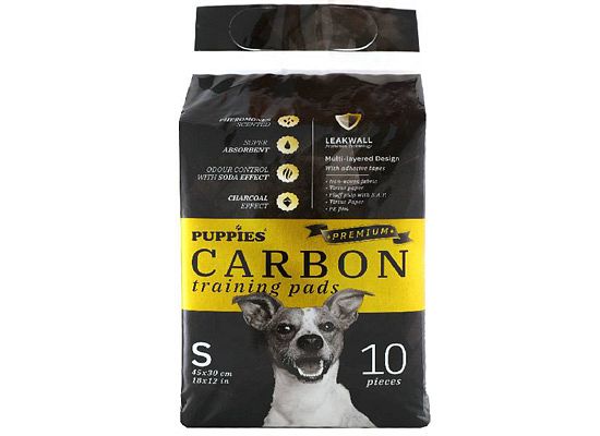 Puppies Premium εκπαιδευτικές πάνες με ενεργό άνθρακα.