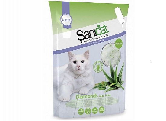Sanicat Diamonds Aloe Vera Κρυσταλλική Άμμος Γάτας