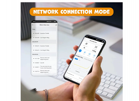 Rocketclean Έξυπνη Αυτόματη Αυτοκαθαριζόμενη Τουαλέτα Γάτας 