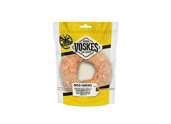 Voskes Voeders Chewing Ring Rawhide & Chicken