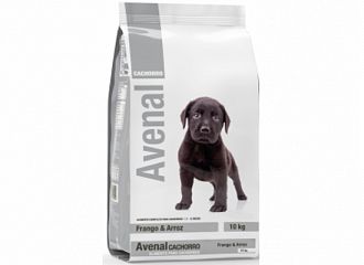 Puppy με κοτόπουλο και ρύζι.