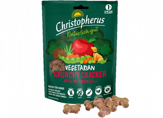 Dog Crunchy Cracker Vegetarian Apple with Lentils
