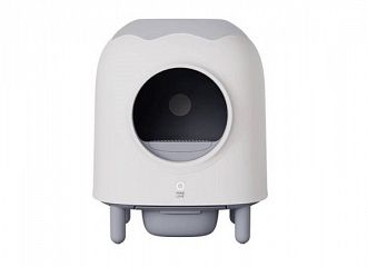 Έξυπνη Αυτοκαθαριζόμενη Τουαλέτα Γάτας iPet (ΛευκόΓκρι)