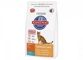 Science Plan Feline Adult Optimal Care με Τόνο