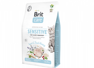 Cat GF Sensitive FOOD ALLERGY Insect & Herring 