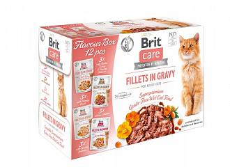 Cat Pouches Fillets in Gravy Flavour Box