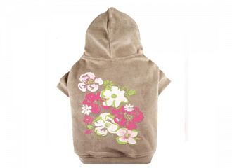 Jumper Flower Grey Hood