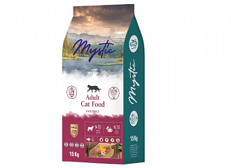 Low Grain Ξηρά Τροφή για Ενήλικες Γάτες Gourmet